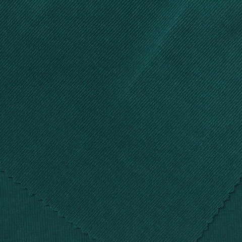Deep Teal Rib Knit, Polyester