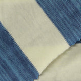 Marled Blue Horizontal-Stripe Knit, Cotton — photo 1