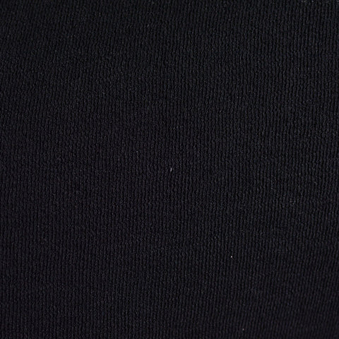 100% Cotton Chunky Knit Fabric, 170 gsm, 160 cm — Black