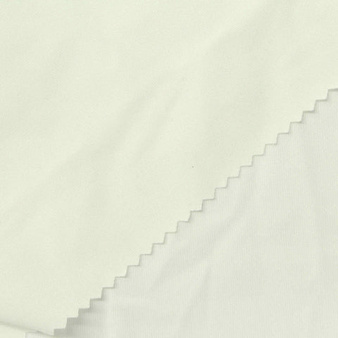 Polyester Stretch Milk Silk Knit Fabric, 150 gsm, 160 cm — White, ref EF-270960