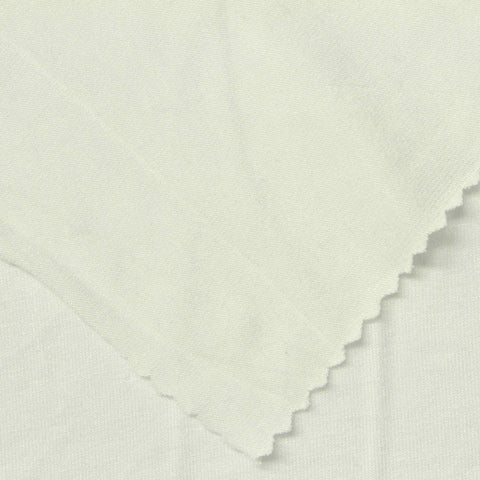 Viscose Stretch Jersey Knit Fabric, 180 gsm, 175 cm — White