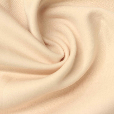Viscose Nylon Stretch Ponte Knit Fabric, 380 gsm, 160 cm — Beige
