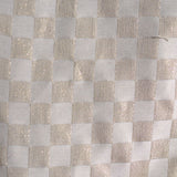 White Check Jacquard, Polyester — photo 1