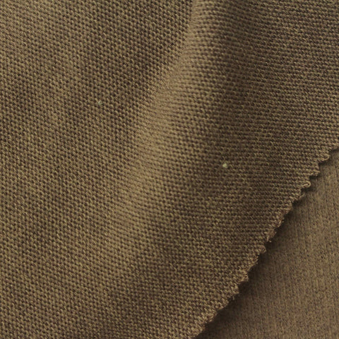 Brown Heathered-Marl Jersey Knit, Poly-Viscose