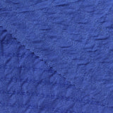 Blue Tone-on-Tone Diamond Jersey Knit, Poly-Cotton — photo 1