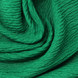 Polyester Stretch Crepe Fabric, 332 gsm, 150 cm — Green — photo 1