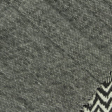 Black Geometric-Zigzag Jacquard, Polyester, 237 gsm — photo 1