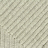 Cotton Stretch Rib Knit Fabric, 220 gsm, 115 cm — Beige — photo 1