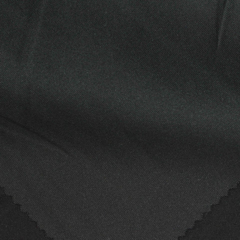 Polyester Stretch Scuba Knit Fabric, 280 gsm, 165 cm — Black, ref EF-260098