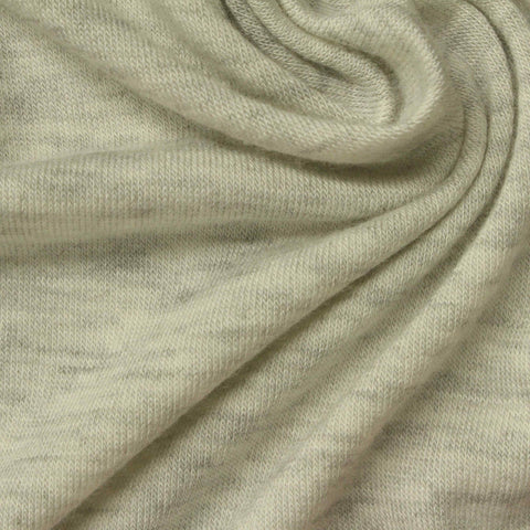 Light Grey Marl Jersey Knit, Viscose, 140 gsm