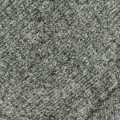 Heather Grey Marl Rib Knit, Viscose-Poly, 300 gsm