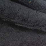 100% Polyester Fleece Fabric, 480 gsm, 165 cm — Black — photo 1