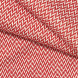 Red Chevron Jacquard, Viscose-Poly — photo 1