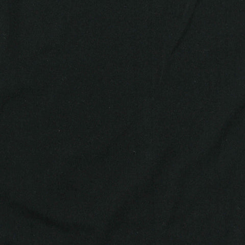 Polyester Stretch Jersey Knit Fabric, 166 gsm, 110 cm — Black