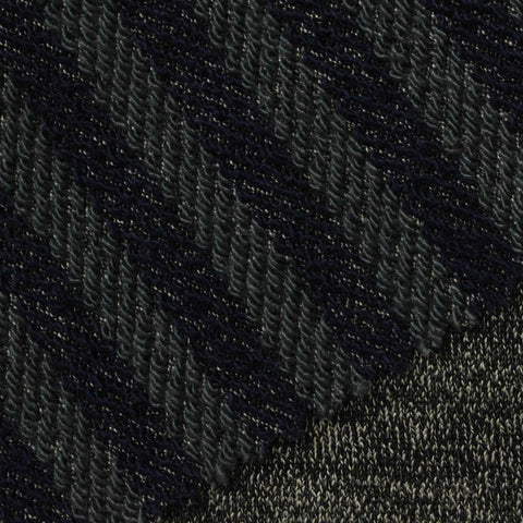 Black Marl Rib Knit, Polyester, 320 gsm