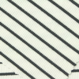 Black Horizontal-Stripe Knit, Polyester, 260 gsm, 185 cm — photo 1