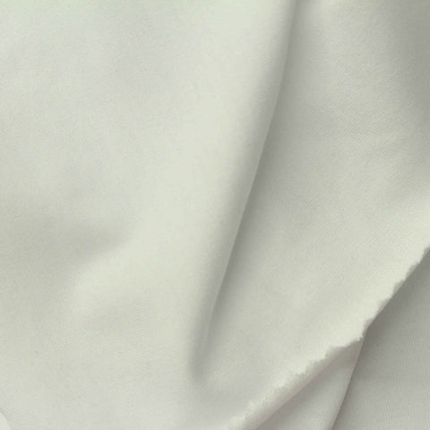 100% Cotton Jersey Knit Fabric, 175 gsm, 183 cm — White