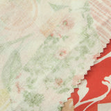 Orange Gingham Woven, Poly-Viscose — photo 1