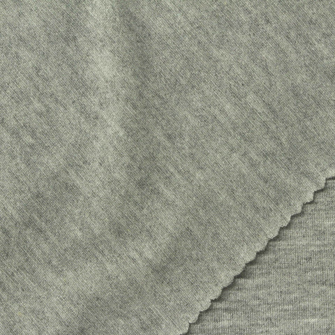 Light Grey Marl Jersey Knit, Viscose