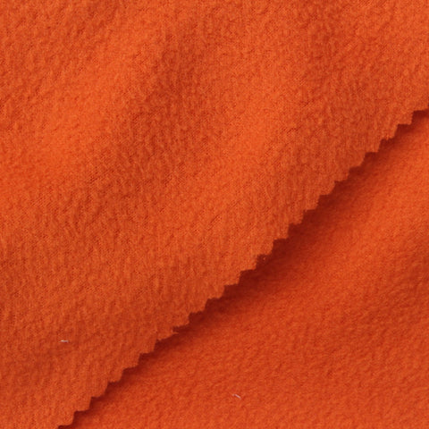 100% Polyester Fleece Fabric, 180 gsm, 160 cm — Orange