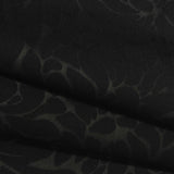 Black Floral Scuba Knit, Polyester, 350 gsm — photo 1