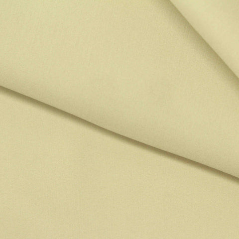 Cotton Polyester Stretch Poplin Fabric, 125 gsm, 123 cm — Khaki