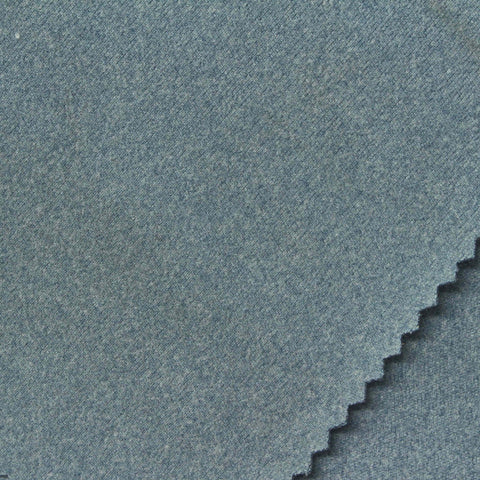 Blue Marl Velvet, Polyester, 240 gsm