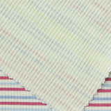 Pink Horizontal-Stripe Rib Knit, Cotton-Poly, 250 gsm — photo 1
