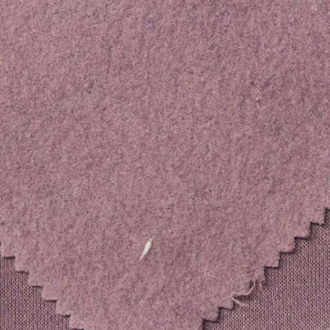 Purple Marl French Terry, Cotton-Poly, 244 gsm
