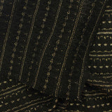 Black Wavy-Line Chunky Knit, Cotton — photo 1