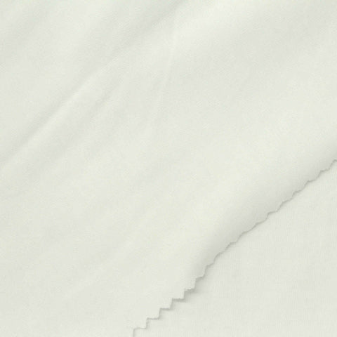 Cotton Polyester Jersey Knit Fabric, 195 gsm, 167 cm — White