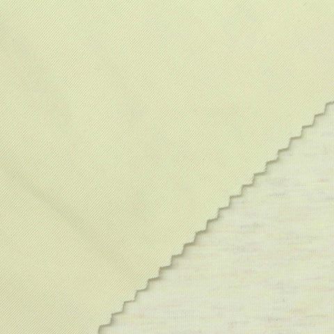Pale Yellow Marl Scuba Knit, Modal-Poly