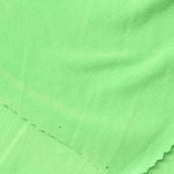 Brushed Polyester Stretch Milk Silk Knit Fabric, 175 gsm, 160 cm — Green — photo 1