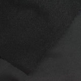Brushed Polyester Stretch Milk Silk Knit Fabric, 265 gsm, 150 cm — Black — photo 1
