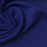 Polyester Viscose Stretch French Terry Fabric, 200 gsm, 168 cm — Navy — photo 1