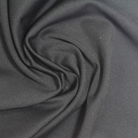Polyester Stretch Sateen Fabric, 180 gsm, 160 cm — Grey