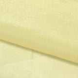 Polyester Nylon Organza Fabric, 53 gsm, 150 cm — Yellow, ref EF-252488 — photo 1