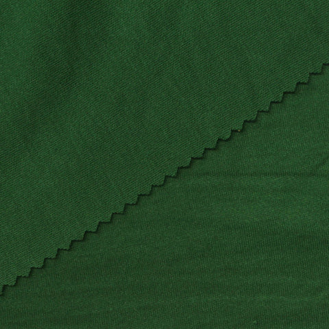 Polyester Cotton Interlock Knit Fabric, 212 gsm, 192 cm — Green
