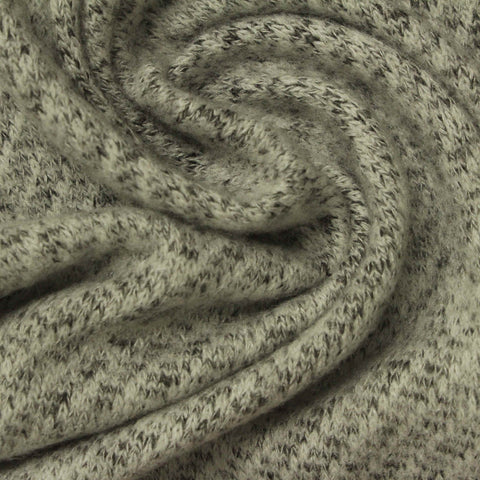 Dark Grey Marl Chunky Knit, 218 gsm