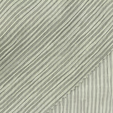 Cream Vertical-Stripe Crepe, Cotton-Poly — photo 1