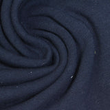 Polyester Cotton Stretch Knit Fabric, 327 gsm, 165 cm — Navy — photo 1