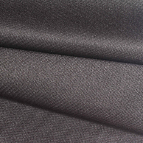 Heather Polyester Viscose Stretch Scuba Knit Fabric, 280 gsm, 160 cm — Grey