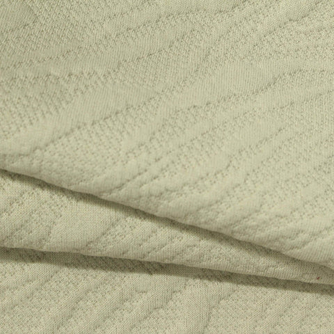 Khaki Tone-on-Tone Interlock Knit, Polyester