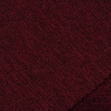 Burgundy Fine-Marl Rib Knit, Polyester — photo 1