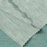 Dark Teal Abstract-Band Jersey Knit, Poly-Viscose — photo 1