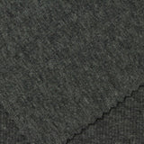 Dark Grey Heathered-Marl Rib Knit, Poly-Cotton, 270 gsm — photo 1
