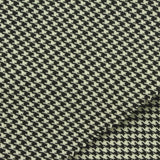 Black Houndstooth Bengaline, Viscose-Poly — photo 1