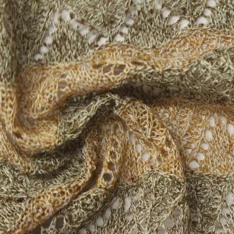 Brown Openwork Chunky Knit, Polyester