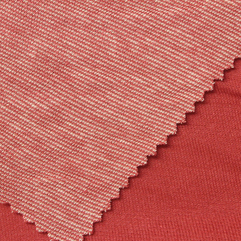 Acrylic Cotton Ponte Knit Fabric, 195 gsm, 170 cm — Red