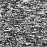 Black Marl Chunky Knit, Poly-Viscose, 175 gsm, 180 cm — photo 1
